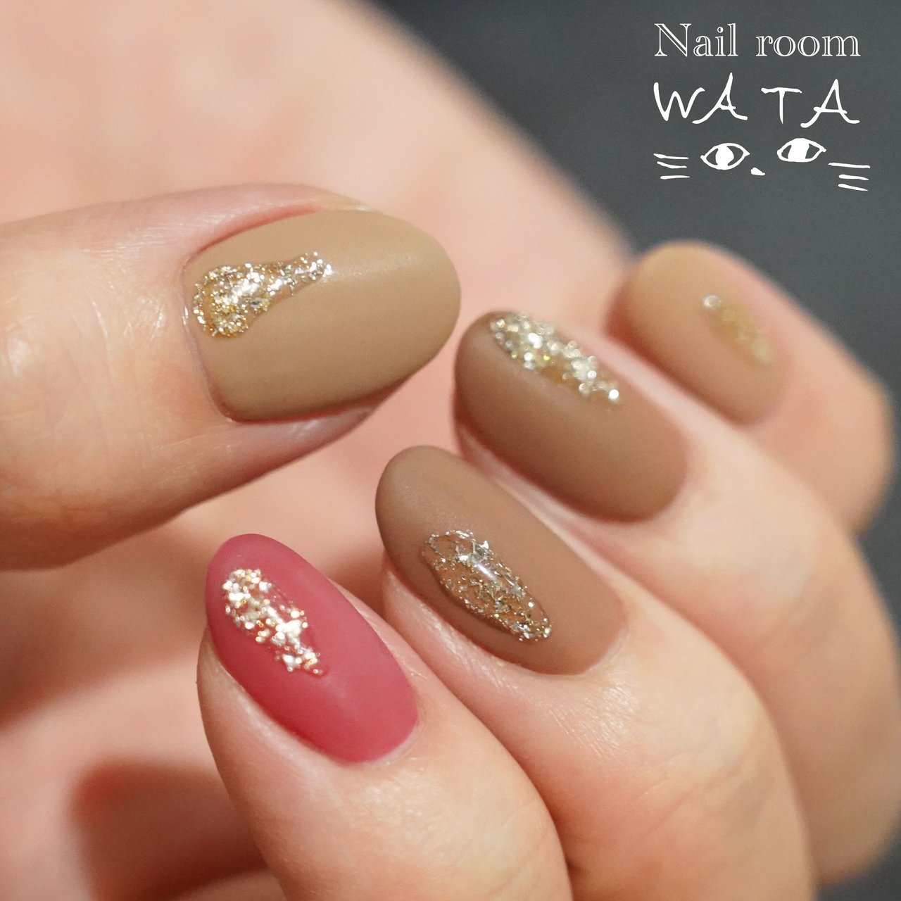 秋 オールシーズン デート 女子会 ハンド Nailroom Wataのネイルデザイン No ネイルブック