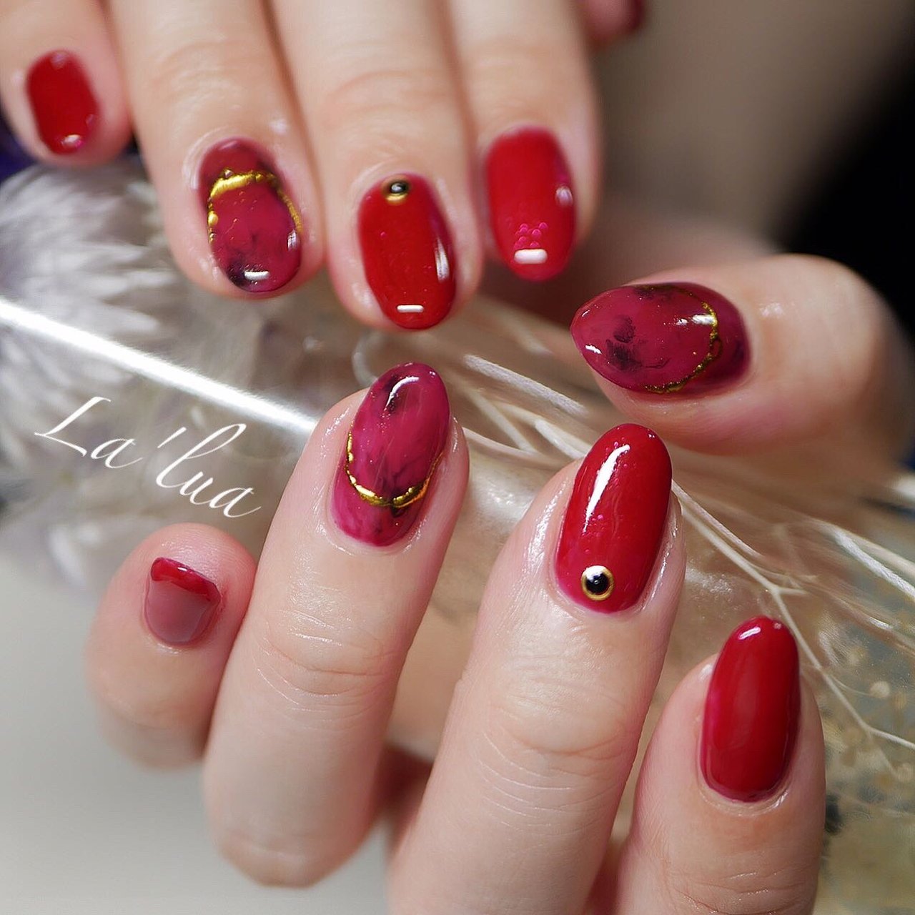 秋 ライブ ハロウィン クリスマス ハンド La Lua ラルア のネイルデザイン No ネイルブック