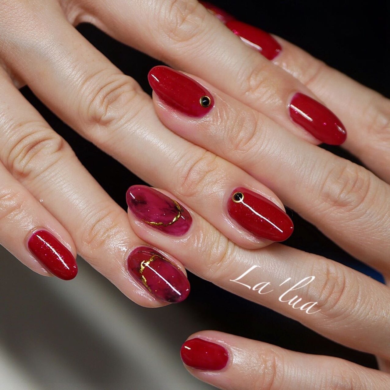 秋 ライブ ハロウィン クリスマス ハンド La Lua ラルア のネイルデザイン No ネイルブック