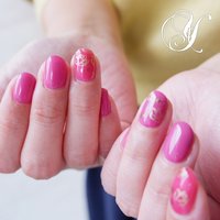 蓮の花ネイルのネイルデザイン ネイルブック