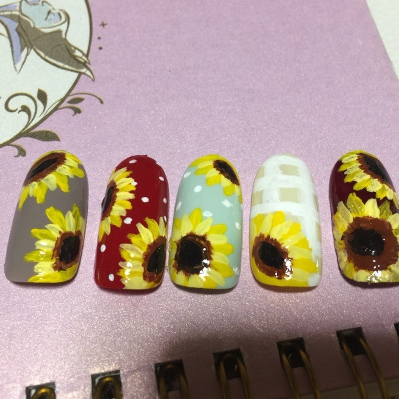 夏 ハンド フラワー マニキュア Hiroko Katoのネイルデザイン No ネイルブック