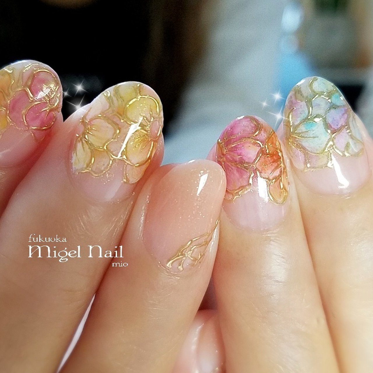 リゾート ハロウィン クリスマス パーティー グラデーション Migel Nailのネイルデザイン No ネイルブック