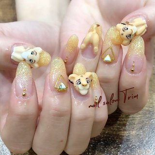 ライオンキングのネイルデザイン ネイルブック