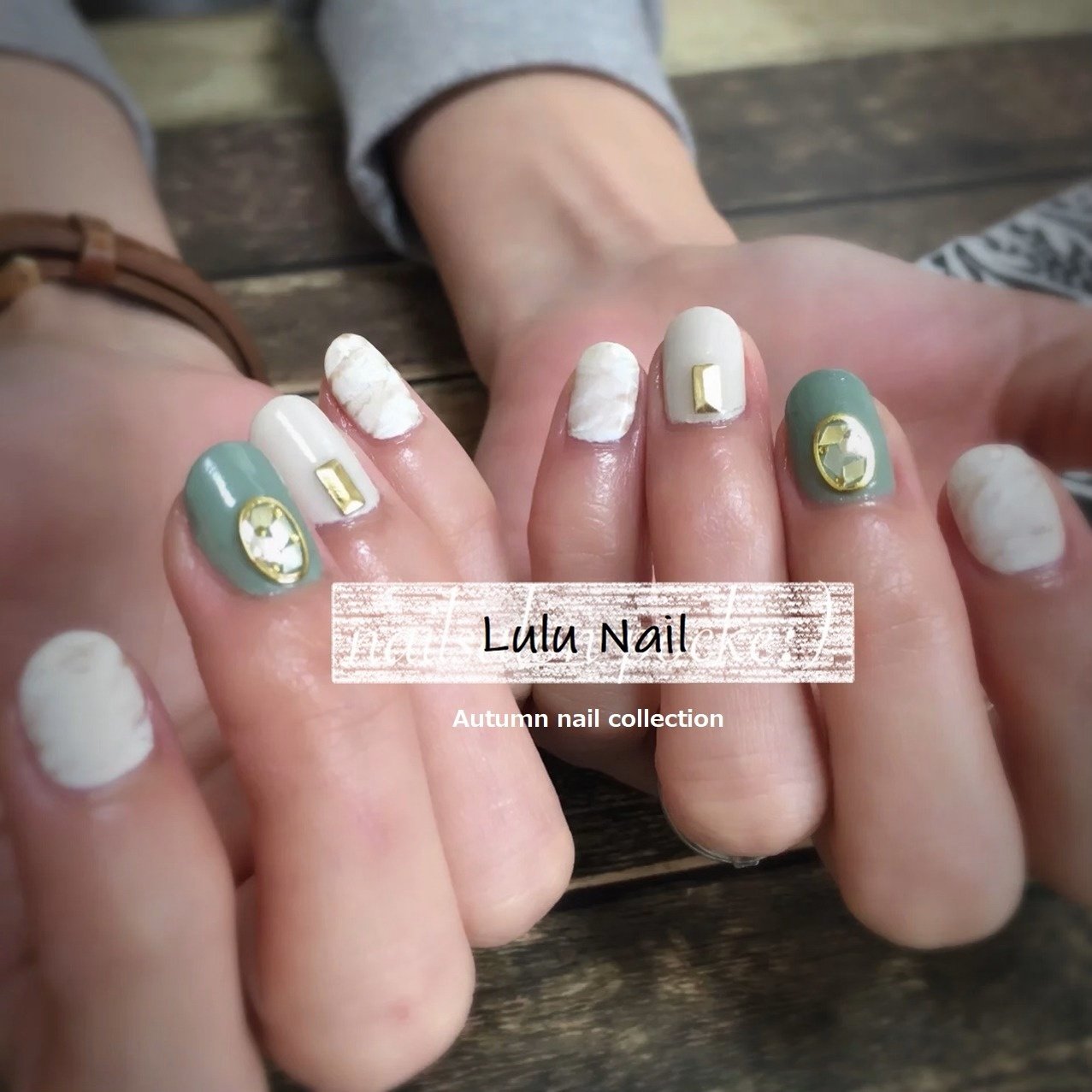 秋 冬 オフィス ハンド シンプル Lulu Nailのネイルデザイン No ネイルブック