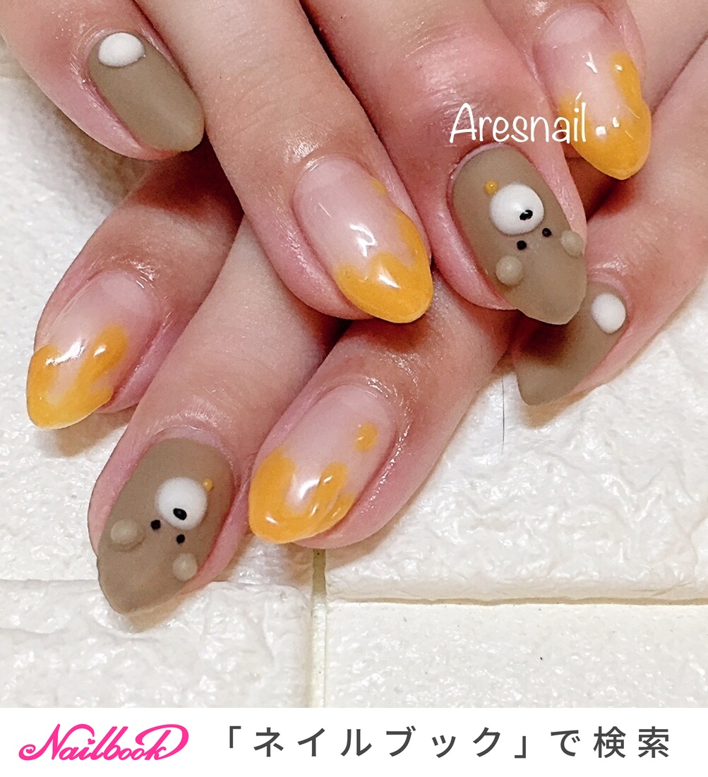 ネイルアート用品(筆など) AYA SHINYGEL Professional：ジェルブラシ／アート ジェルネイル