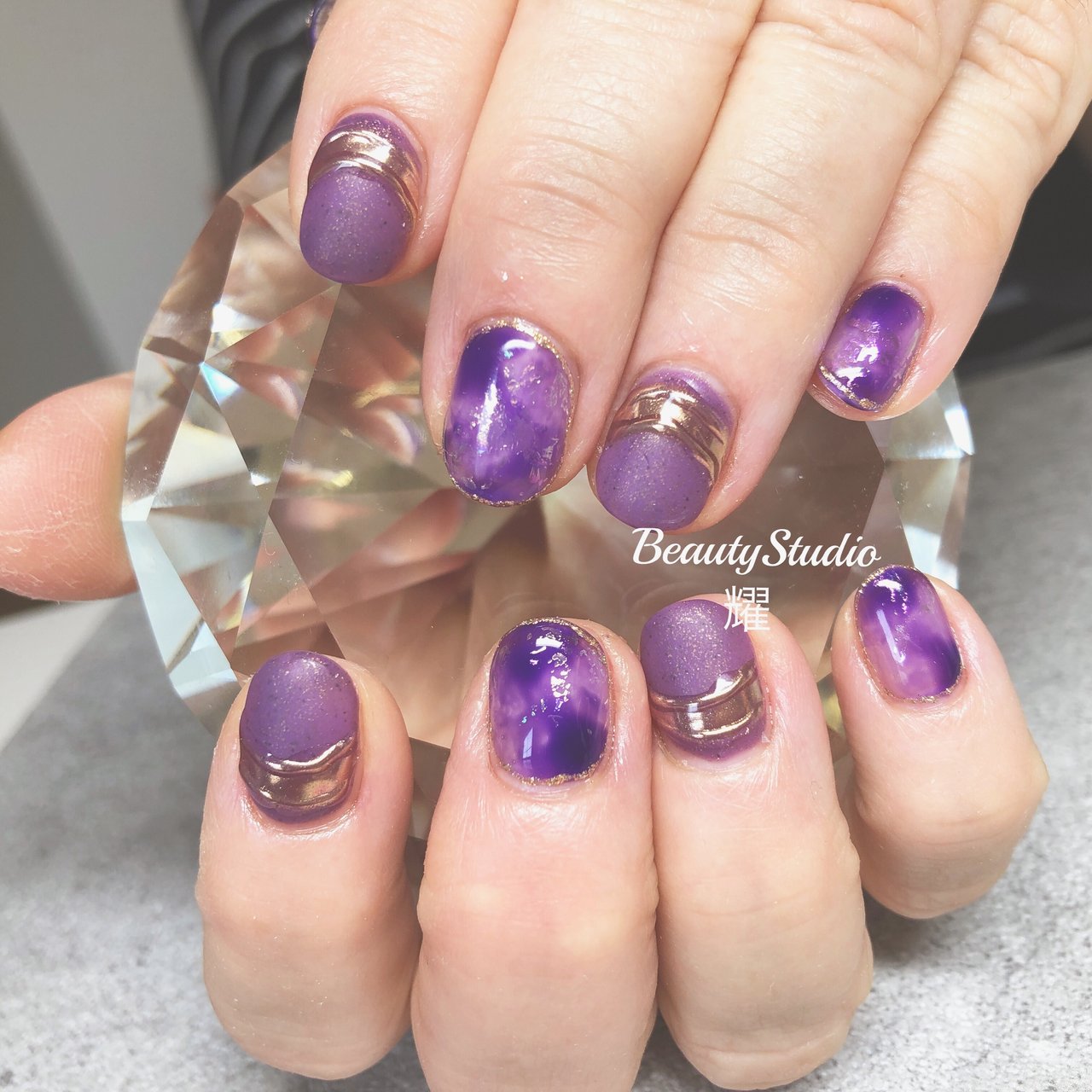 秋 冬 パーティー ハンド ワンカラー 大人上品な癒しのネイルサロン Beautystudio耀のネイルデザイン No ネイル ブック