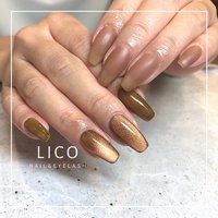 ロング スクエアのネイルデザイン ネイルブック