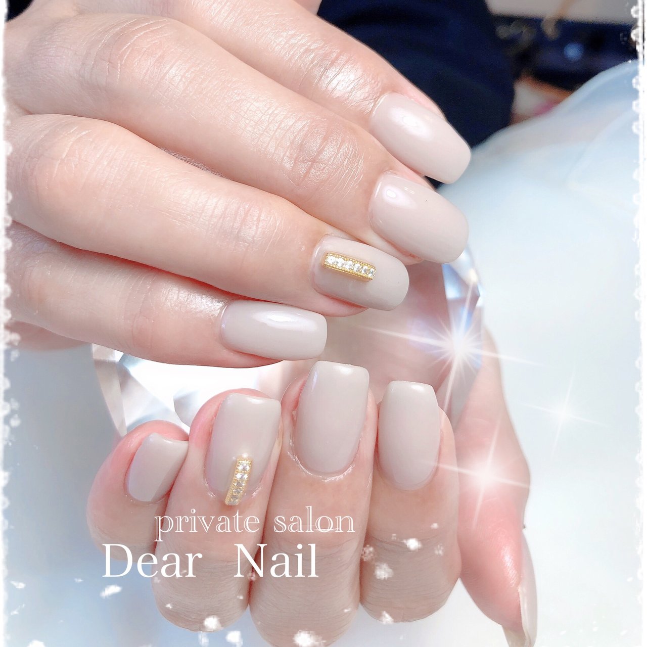 秋 冬 ハンド ワンカラー ミディアム Dearnail39のネイルデザイン No ネイルブック