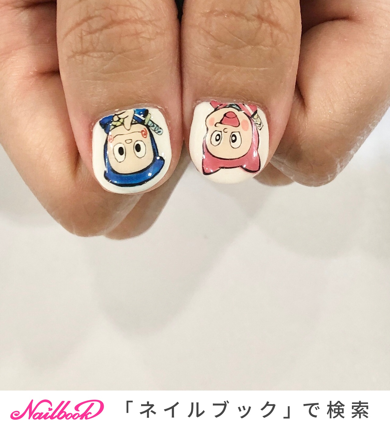 忍者ハットリくんのネイルデザイン ネイルブック