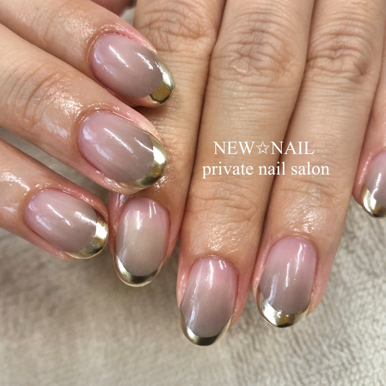 グレー New Nail 自爪育成サロン のネイルデザイン No ネイルブック