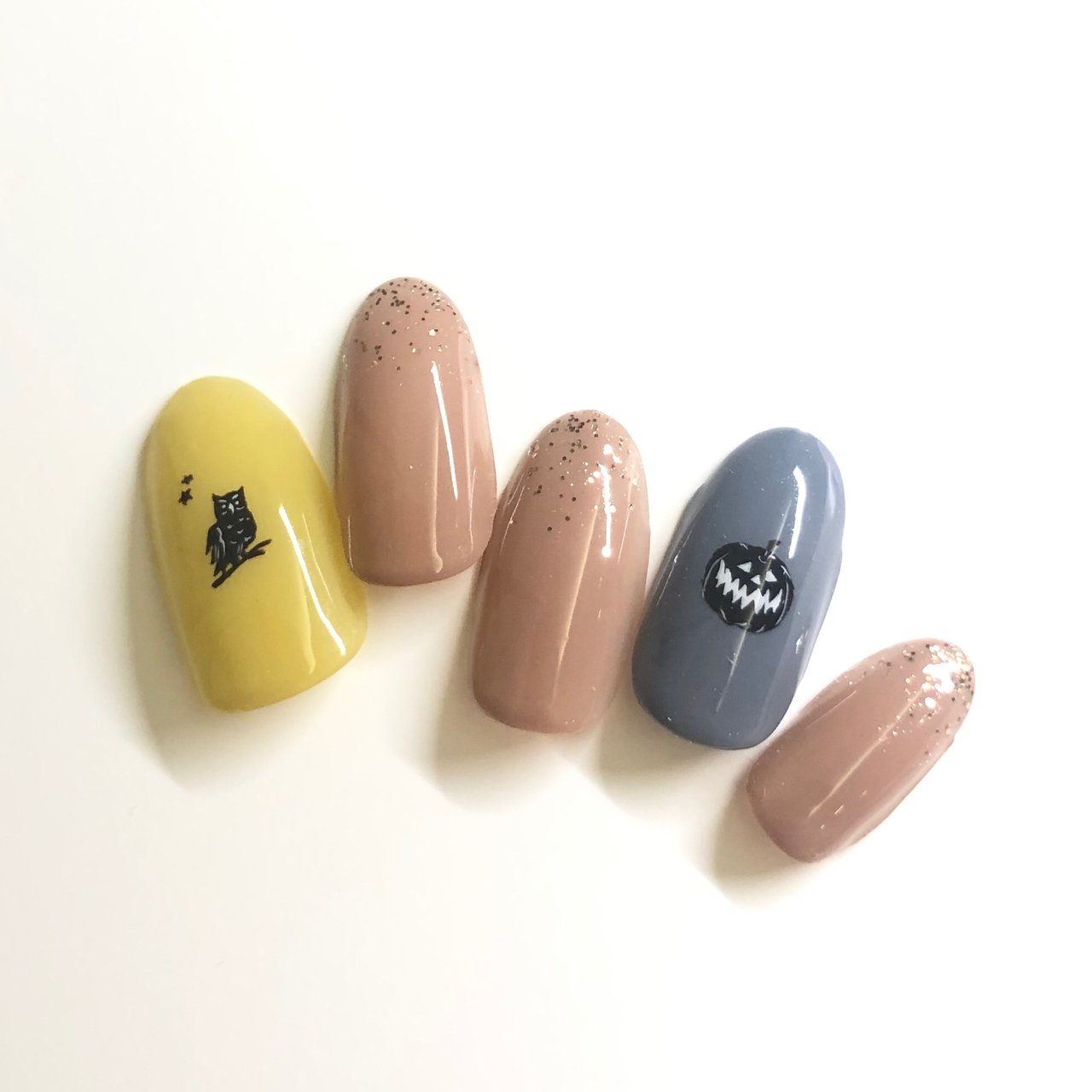 秋 冬 ハロウィン パーティー ハンド Nailsalon Lilsisのネイルデザイン No ネイルブック