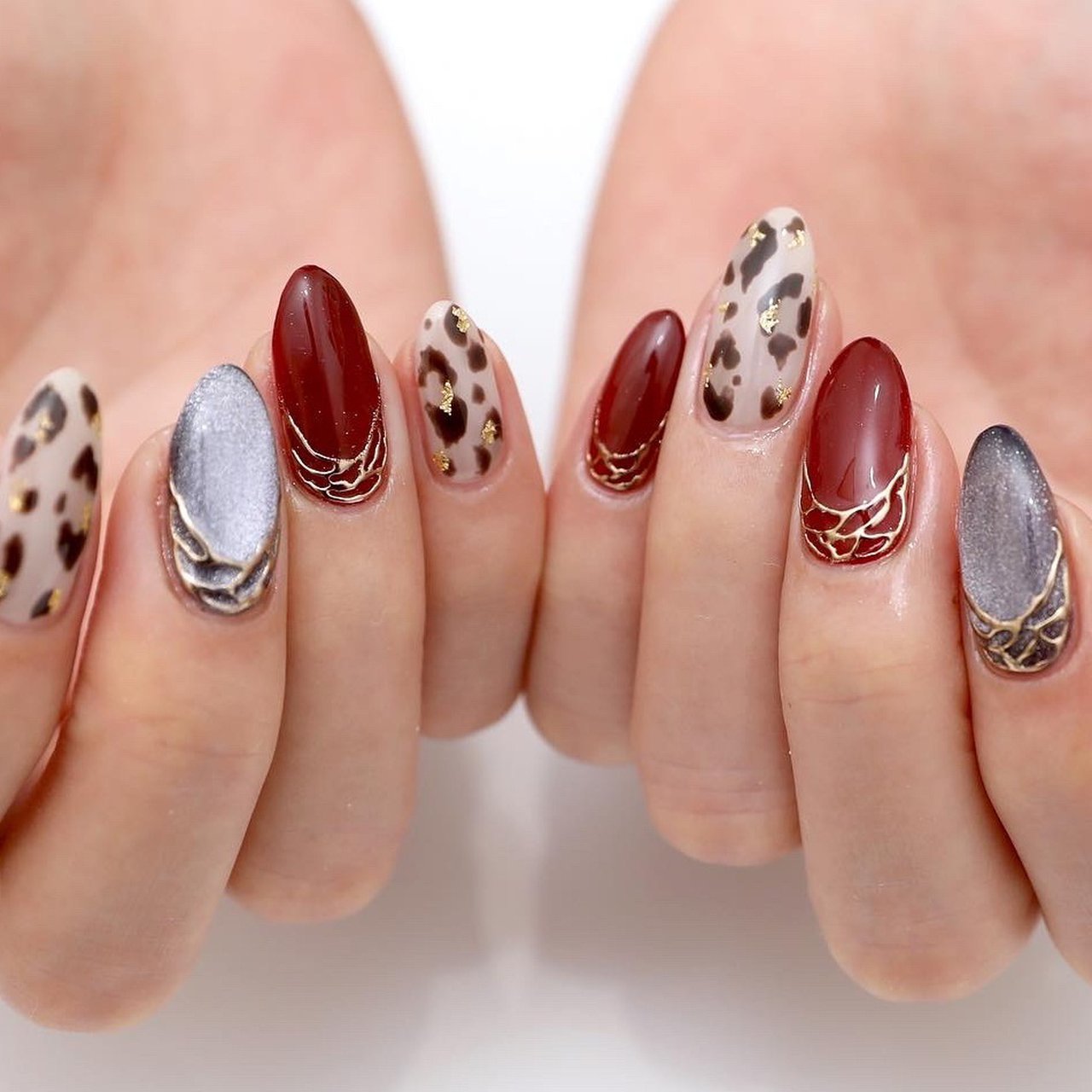 秋 冬 パーティー 女子会 ハンド 鈴木麻理のネイルデザイン No ネイルブック