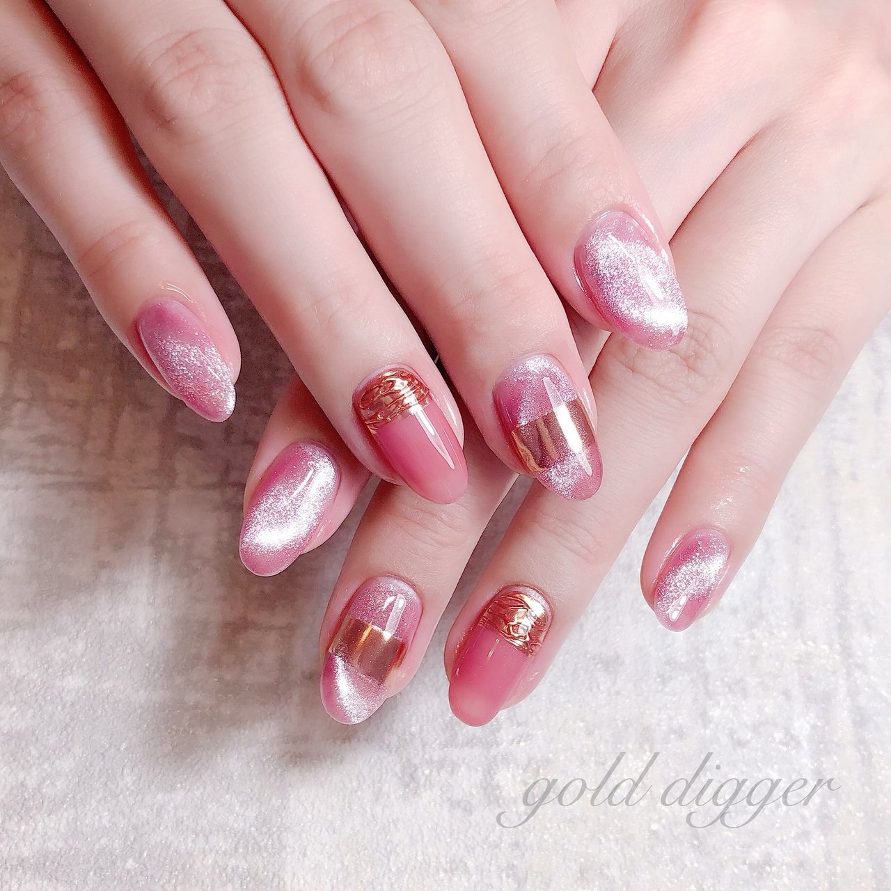 ジェル Nail Salon Golddiggerのネイルデザイン No ネイルブック