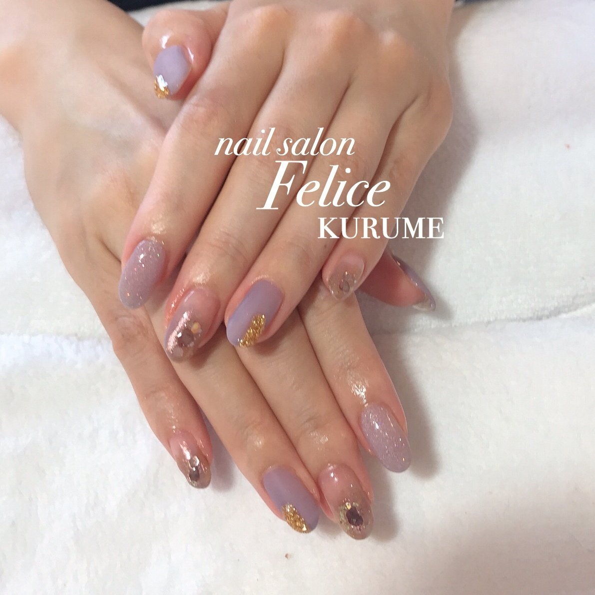 オールシーズン パーティー デート 女子会 ハンド Nailsalonfeliceのネイルデザイン No ネイルブック