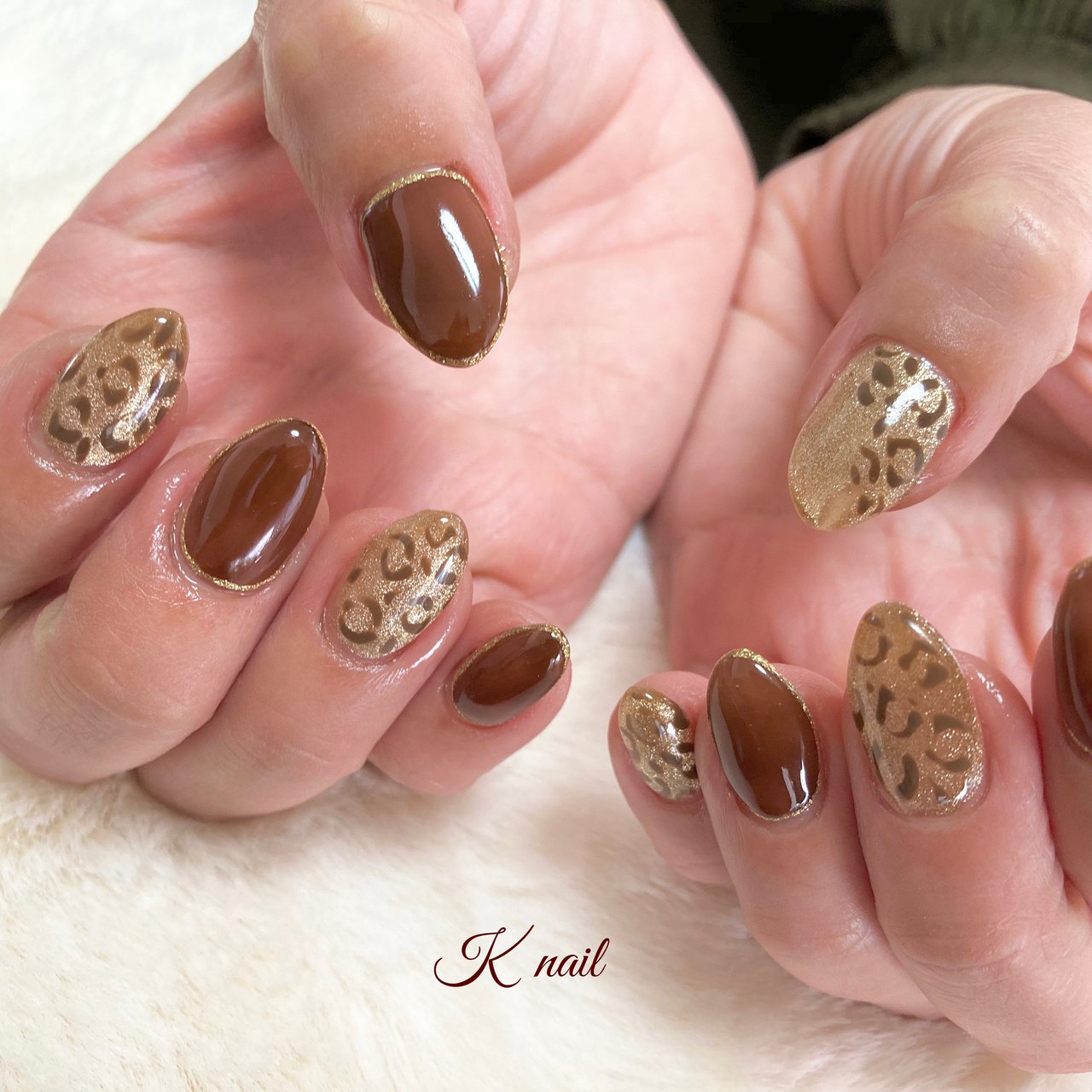 秋 冬 ハンド アニマル柄 ギャラクシー Keikoのネイルデザイン No ネイルブック