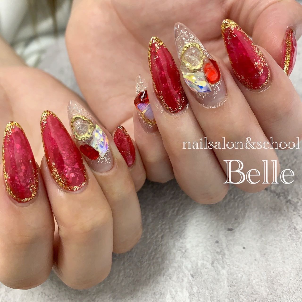 春 夏 秋 冬 ハンド Nail Salon School Belle ベル のネイルデザイン No ネイルブック