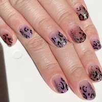 パープル 紫 シアーカラーのネイルデザイン ネイルブック