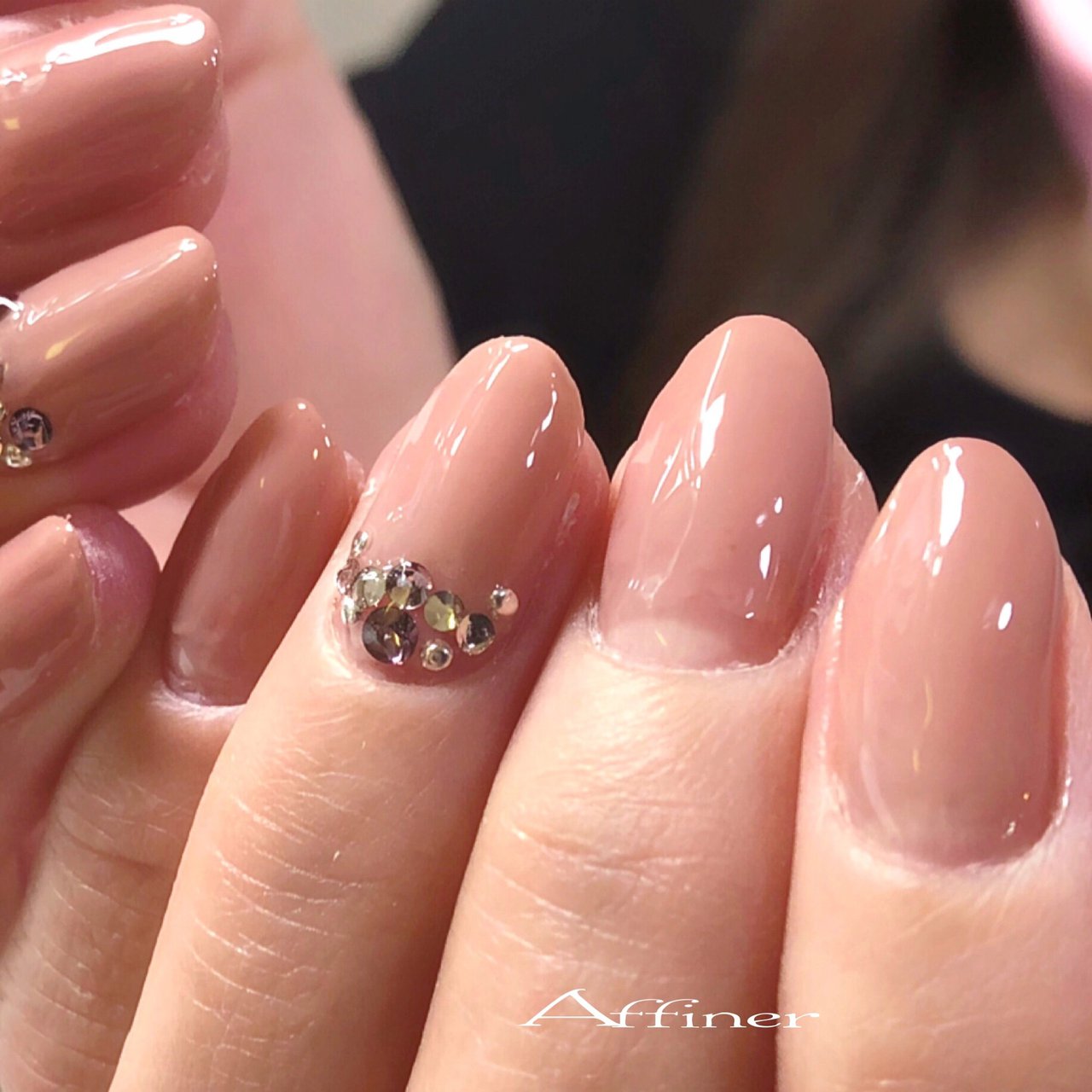 秋 ハンド グラデーション ワンカラー ミディアム ｔａｉ Nail Eyelashのネイルデザイン No ネイルブック