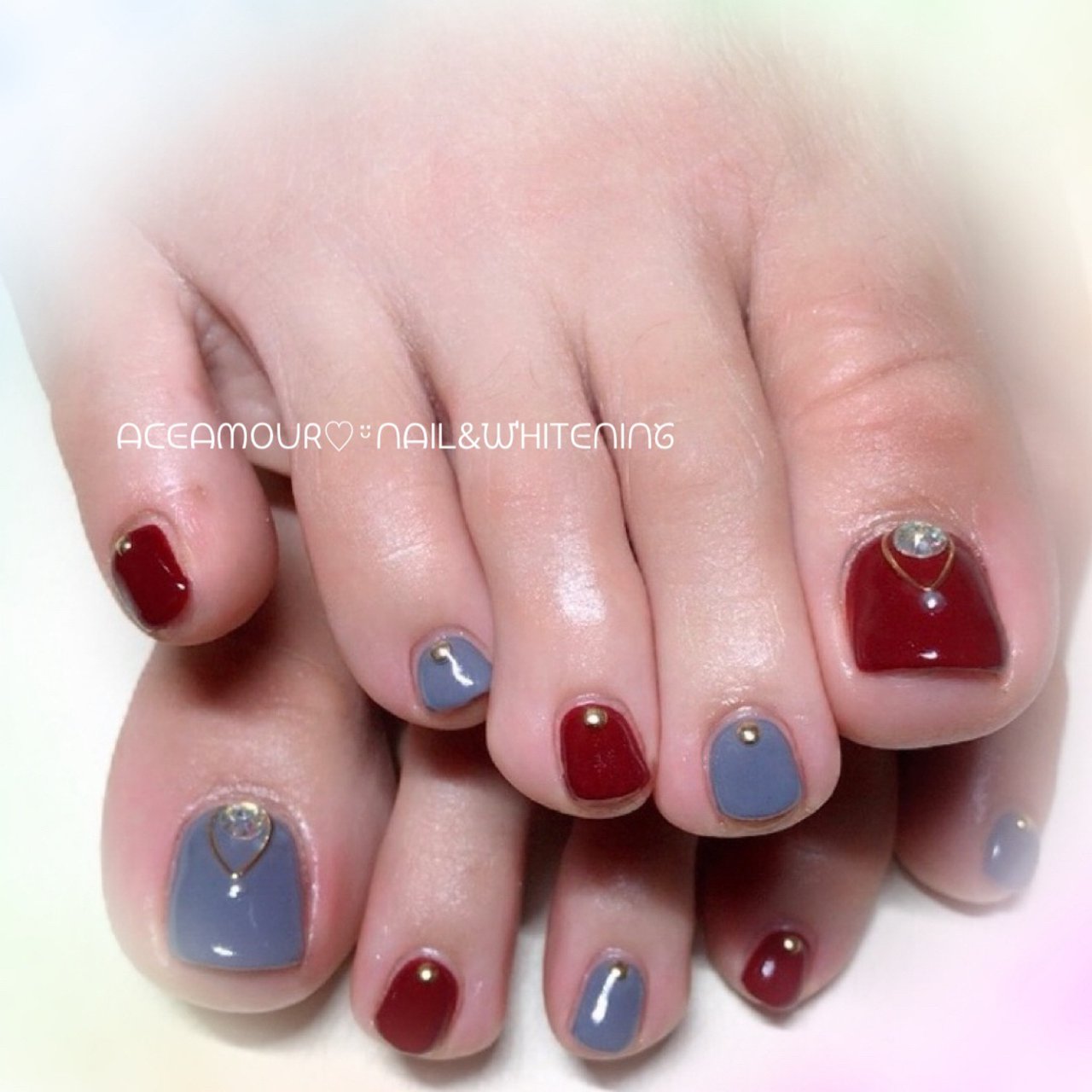 秋 冬 フット シンプル ワンカラー 西京区 桂ネイルサロン エースアムール のネイルデザイン No ネイルブック