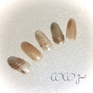 #アートし放題コース💅💕 
#ブラウン #ゴールド #ブロンズ #ニュアンス #ニュアンスネイル #秋 #オールシーズン #オフィス #ハンド #ラメ #ミラー #アイシング #ブラウン #ゴールド #メタリック #ジェルネイル #ネイルチップ #sa #ネイルブック