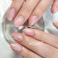 チーク ベージュのネイルデザイン ネイルブック