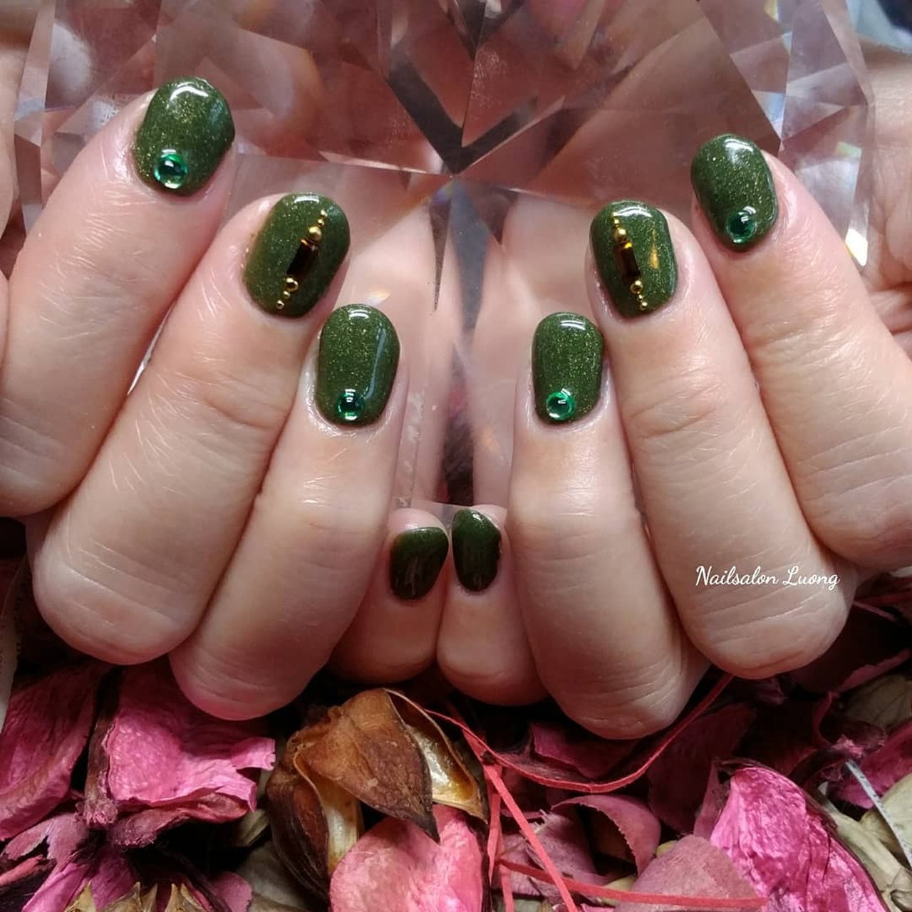 秋 冬 オールシーズン オフィス ハンド Nailsalon Luongのネイルデザイン No ネイルブック