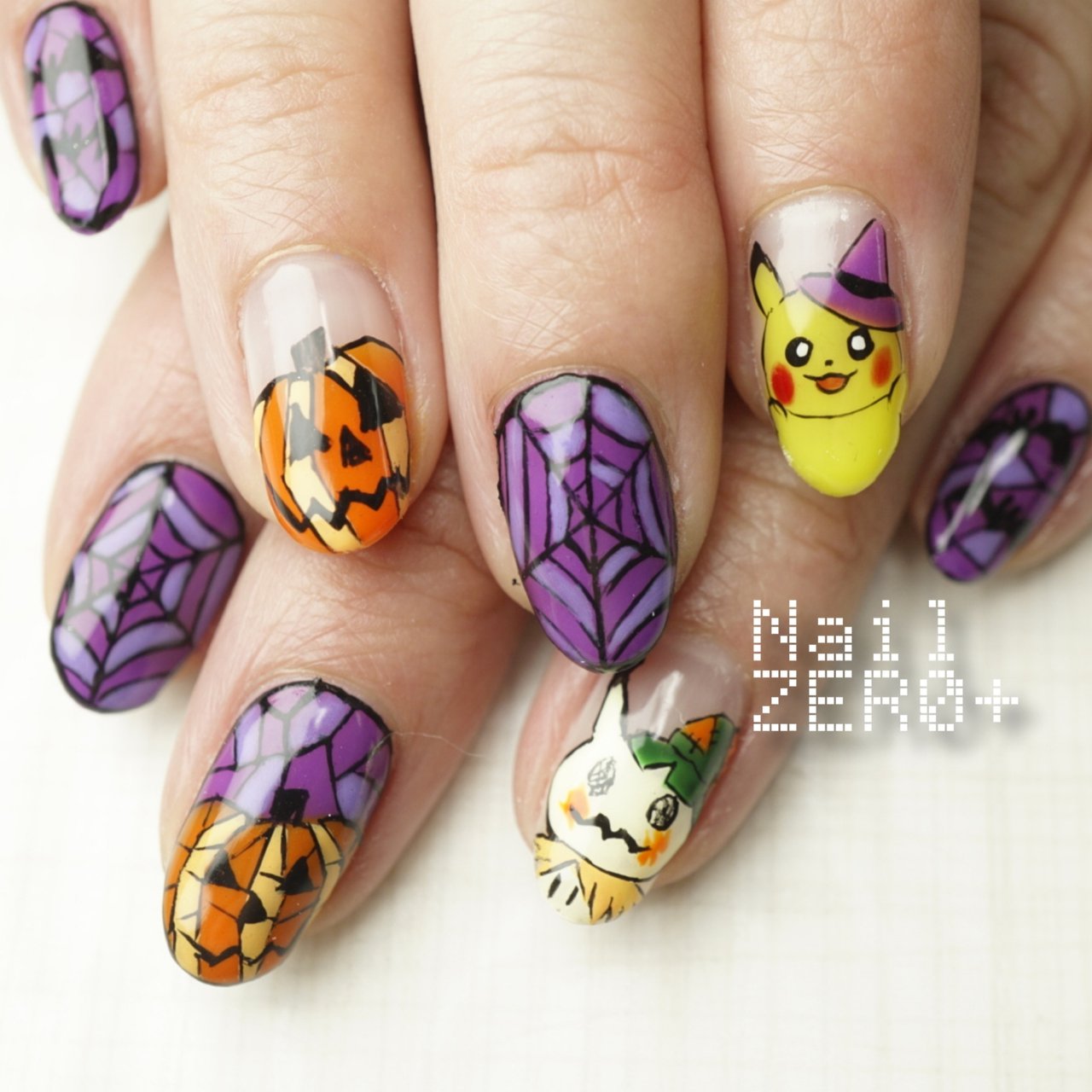 秋 ハロウィン デート 女子会 ハンド 塩見隼人 池袋 ネイルゼロプラスのネイルデザイン No ネイルブック