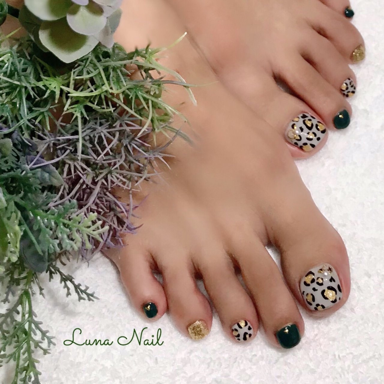 夏 秋 冬 オールシーズン フット Lunanail18のネイルデザイン No ネイルブック