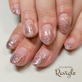 おすすめ順 ハンド ピンクラメグラデーションネイルのネイルデザイン ネイルブック