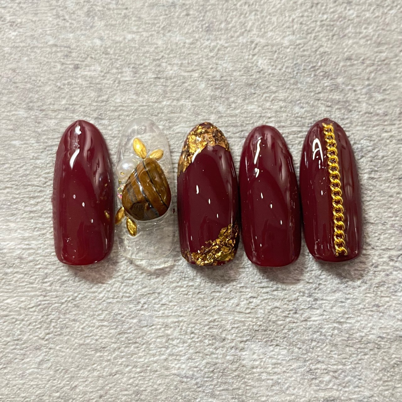 秋 冬 オフィス ハンド シンプル Sesunnyのネイルデザイン No ネイルブック