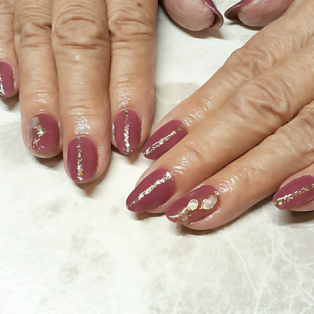 オールシーズン バレンタイン オフィス デート ハンド Private Salon N のネイルデザイン No ネイルブック