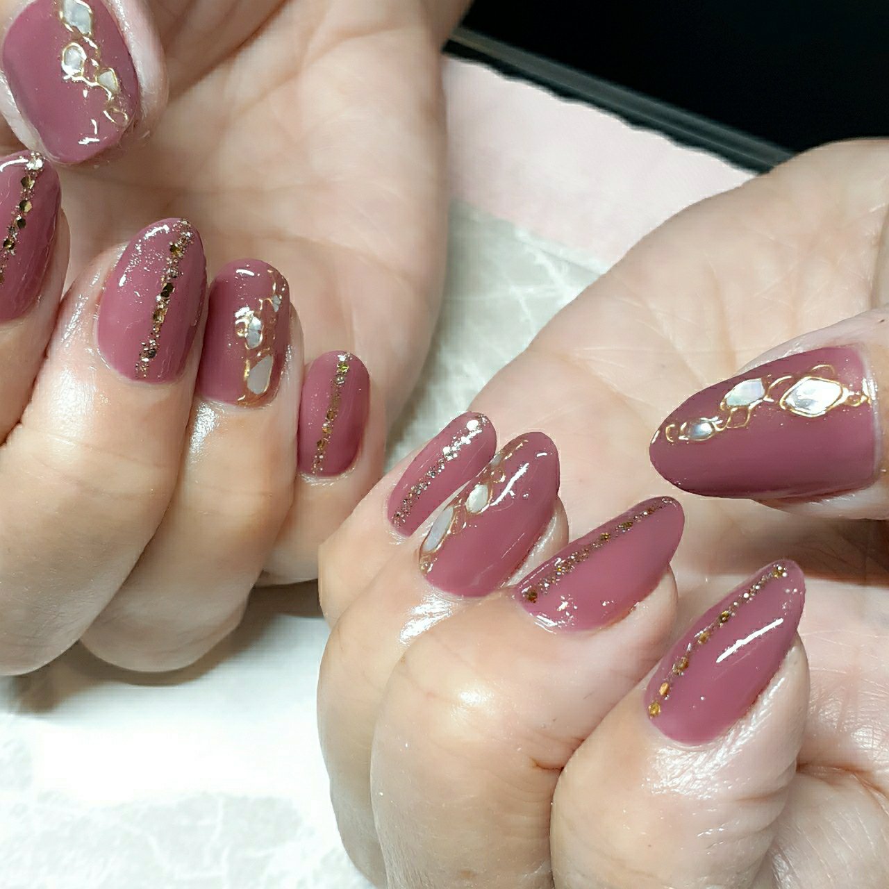 オールシーズン バレンタイン オフィス デート ハンド Private Salon N のネイルデザイン No ネイルブック