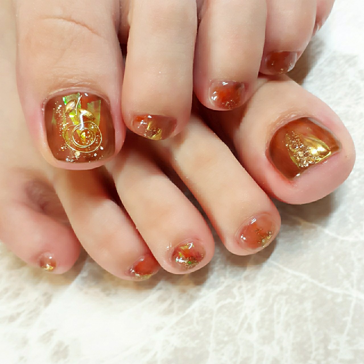 秋 冬 オールシーズン ハロウィン フット N O Nailのネイルデザイン No ネイルブック