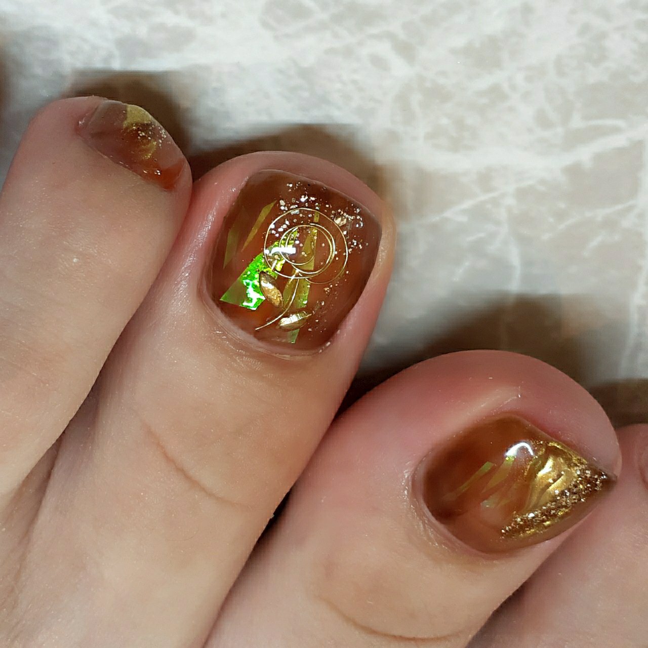 秋 冬 オールシーズン ハロウィン フット N O Nailのネイルデザイン No ネイルブック