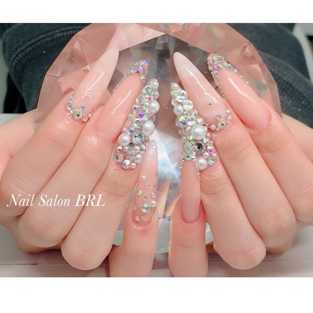 オールシーズン ブライダル パーティー ハンド フレンチ Nail Salon Brl ネイルサロン ベリル のネイル デザイン No ネイルブック