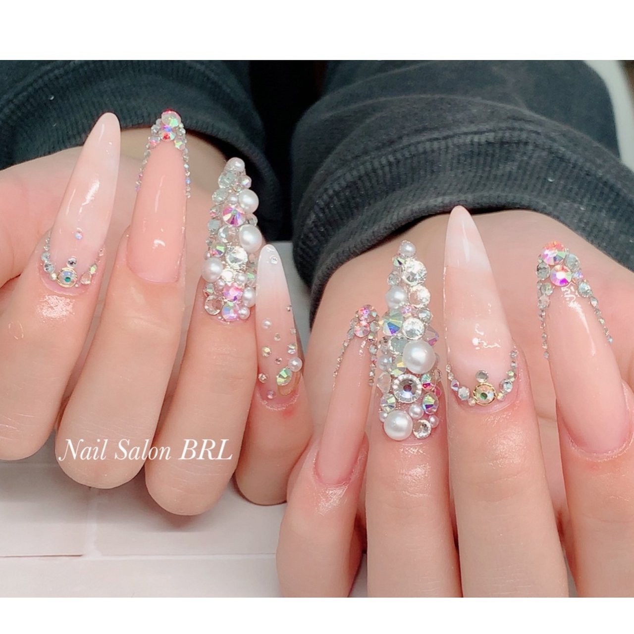 オールシーズン ブライダル パーティー ハンド フレンチ Nail Salon Brl ネイルサロン ベリル のネイル デザイン No ネイルブック