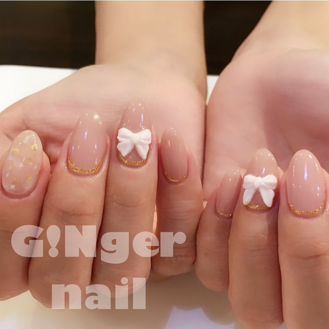 クリスマス ブライダル パーティー デート ハンド Ginger Nail 代々木 ジンジャーネイルのネイルデザイン No ネイルブック