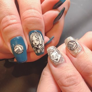 #nail #nailstagram #nailart #nails #gelnails #paint #nailsalon #ネイル #スカルプ #ネイルアート #ジェルネイル #ネイルサロン #ネイルデザイン #オシャレネイル #ファッション #トレンドネイル #千葉駅ネイルサロン #千葉ネイルサロン #soror #定額ネイル #riccagel #リッカジェル #ハイキュー #ハイキューネイル #痛ネイル #天童覚 #孤爪研磨 #さとりネイル #研磨ネイル #オールシーズン #旅行 #ハンド #シンプル #ラメ #痛ネイル #キャラクター #ミディアム #ブルー #シルバー #ジェルネイル #セルフネイル #SOROR bv MUSA #ネイルブック