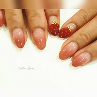 春 ボルドーのネイルデザイン ネイルブック