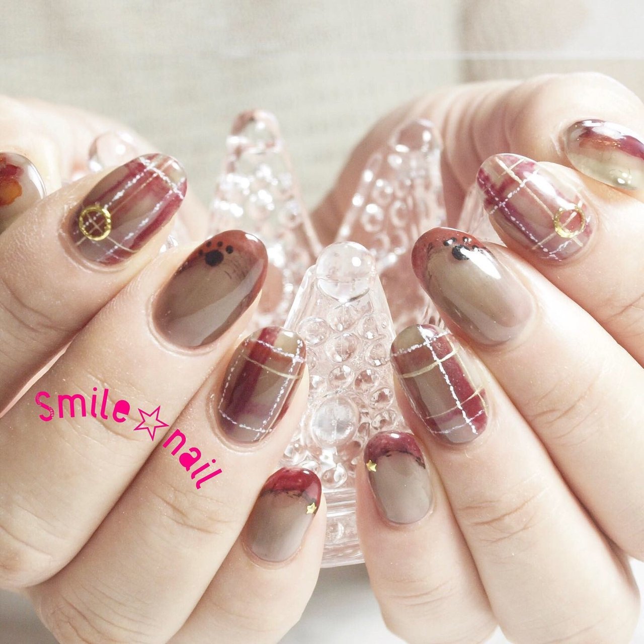 秋 デート 女子会 ハンド フレンチ Smile Nailのネイルデザイン No ネイルブック