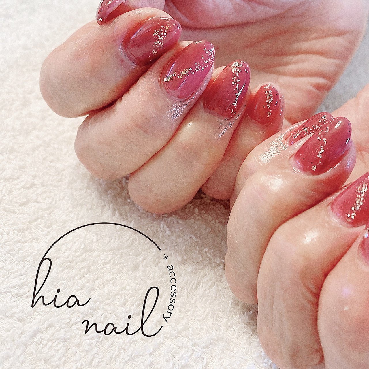 オールシーズン ハンド シンプル ラメ ワンカラー 枚方長尾ネイルサロン Hia Nail Midoriのネイルデザイン No ネイルブック