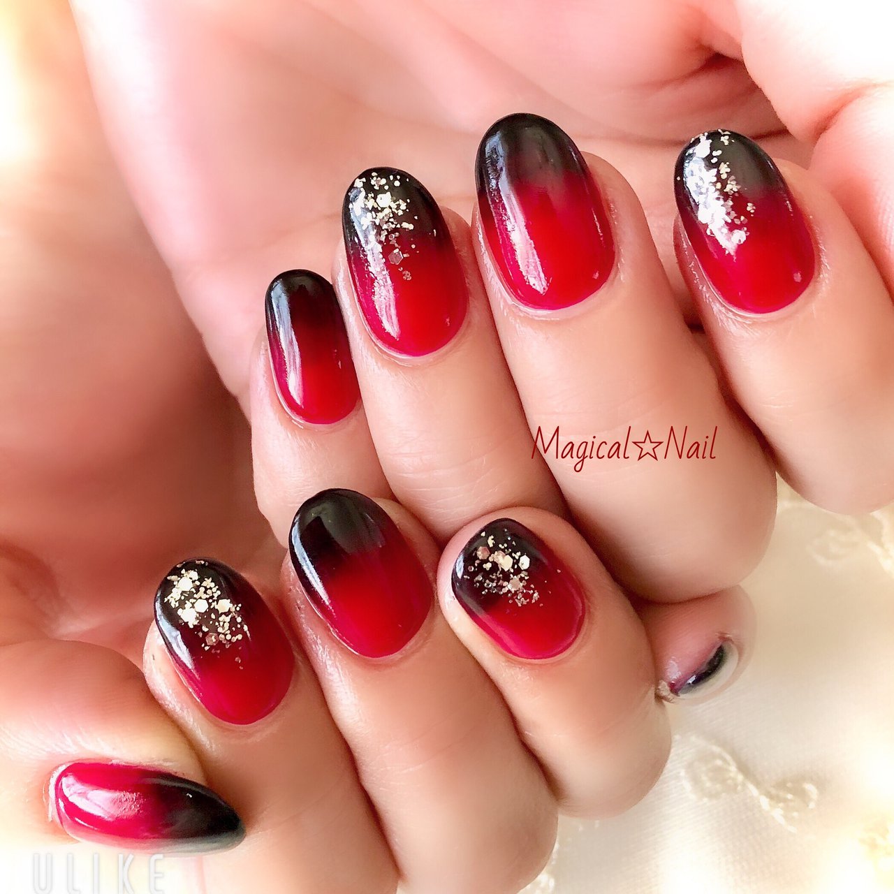 秋 オールシーズン ハロウィン ハンド グラデーション Magical Nailのネイルデザイン No ネイルブック