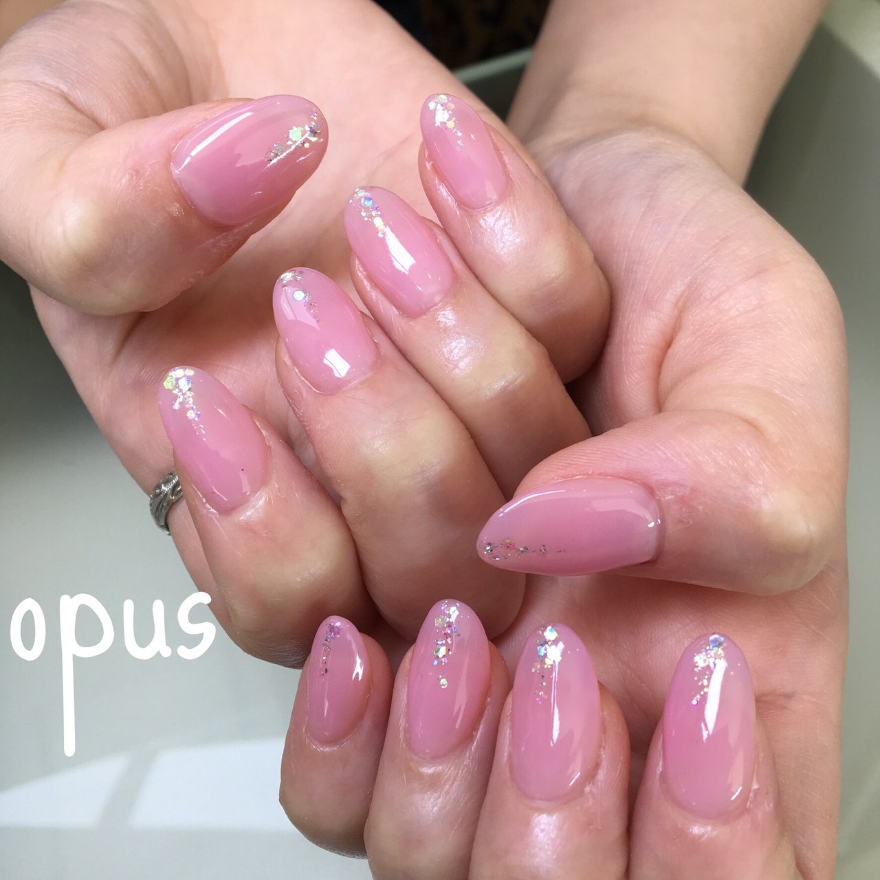 オールシーズン ハンド フレンチ ロング Opusのネイルデザイン No ネイルブック