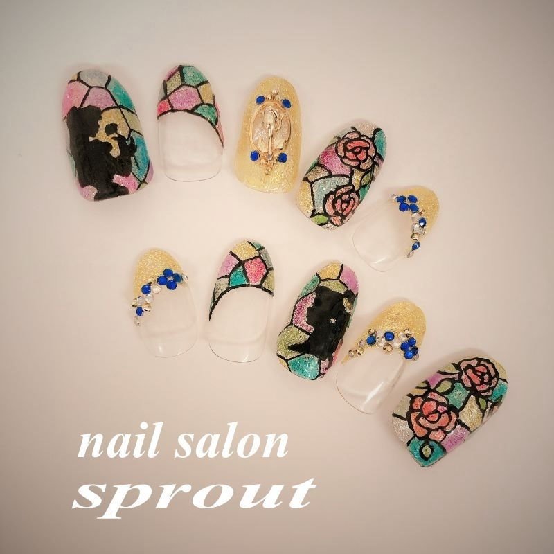 オールシーズン ブライダル パーティー 女子会 ハンド Sproutのネイルデザイン No ネイルブック