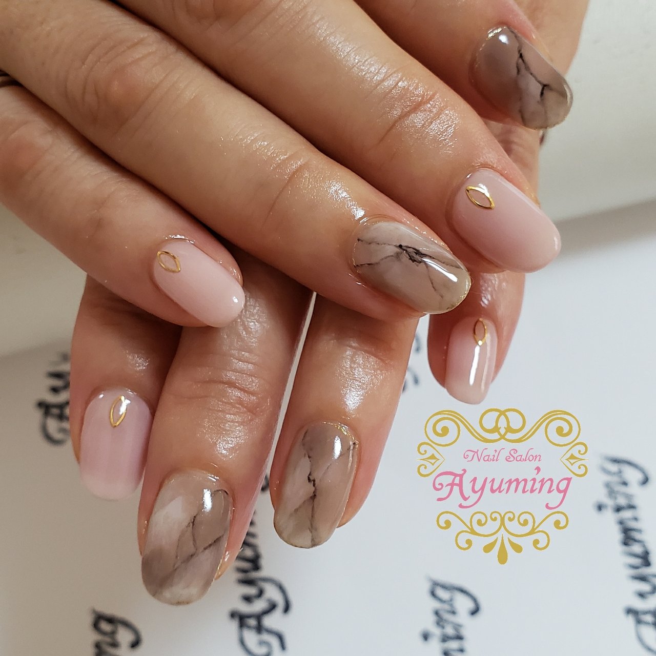 秋 冬 オールシーズン オフィス シンプル Ayumingnailのネイルデザイン No ネイルブック