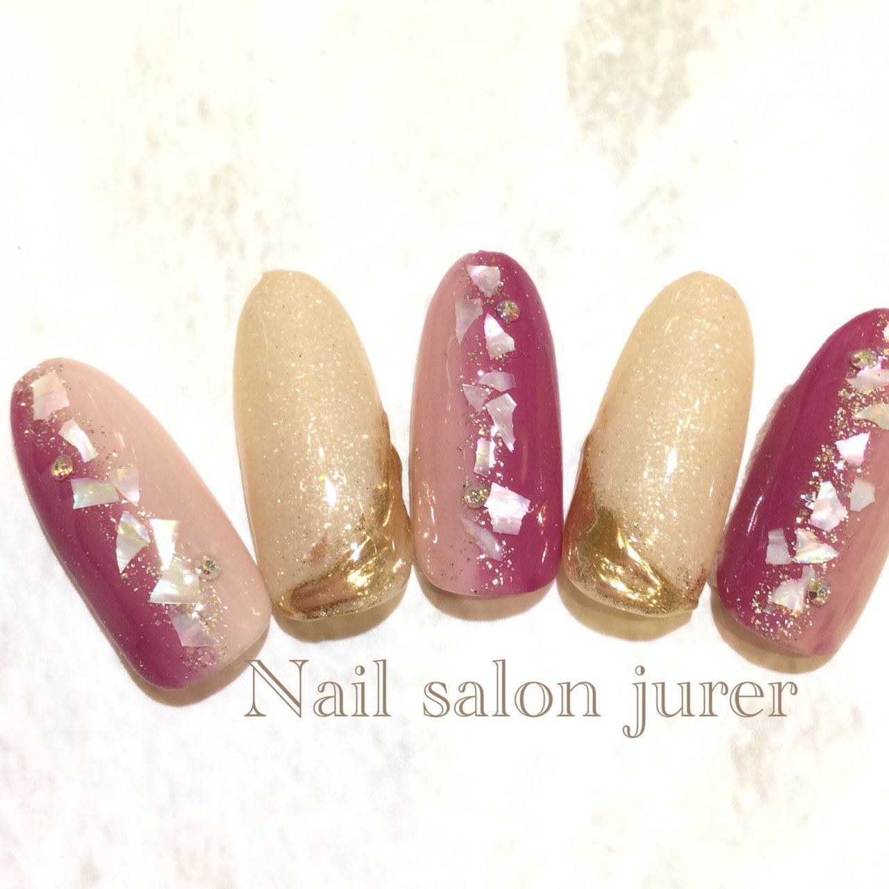 オールシーズン パーティー デート 女子会 ハンド Nail Salon Jurer なんばマルイ店 ネイルサロン ジュレ のネイル デザイン No ネイルブック