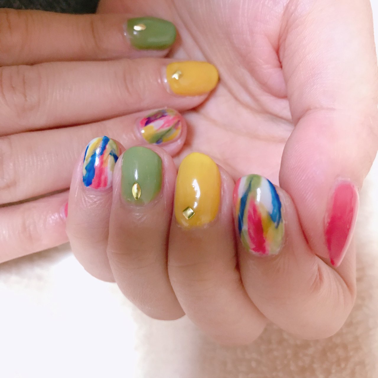 春 秋 冬 ハンド シンプル Haru Kのネイルデザイン No ネイルブック