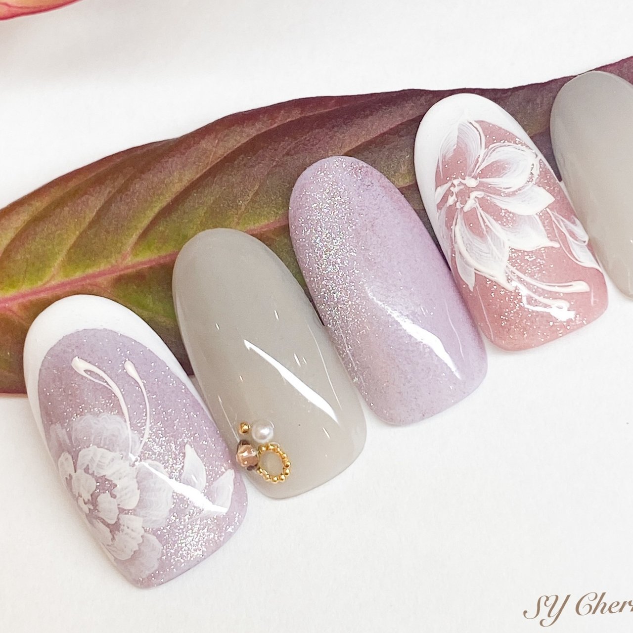 オールシーズン ハンド シンプル フレンチ グラデーション Nail Salon Sy Cherryのネイルデザイン No ネイルブック