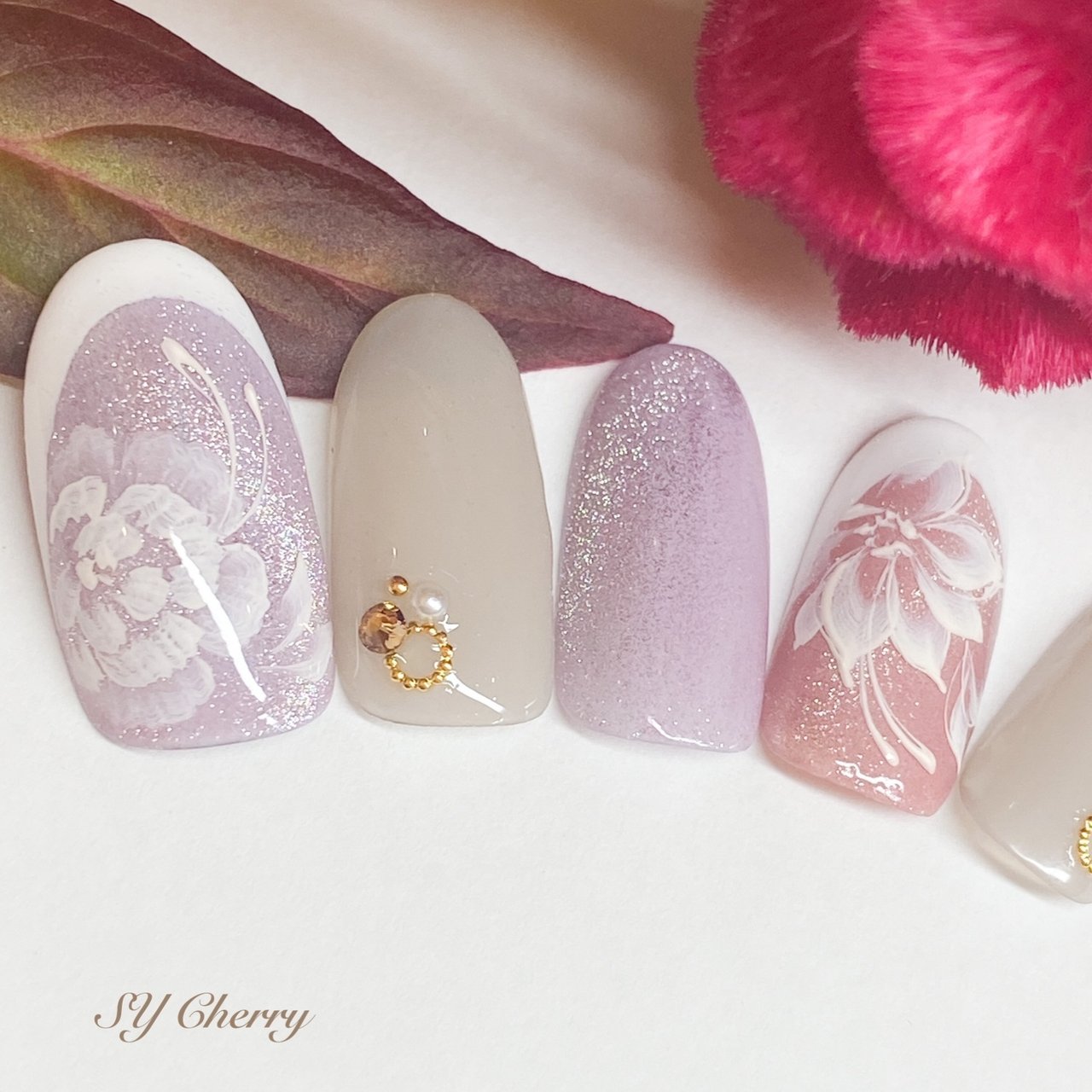 オールシーズン ハンド シンプル フレンチ グラデーション Nail Salon Sy Cherryのネイルデザイン No ネイルブック