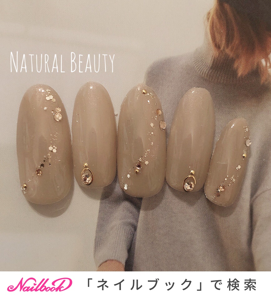 オールシーズン オフィス ブライダル パーティー ハンド Naturalbeautyのネイルデザイン No ネイルブック